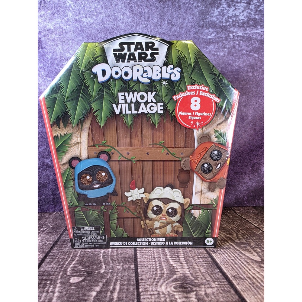Disney Doorables Star Wars Ewok Village Collection Peek 8 Exclusive Figures NEW